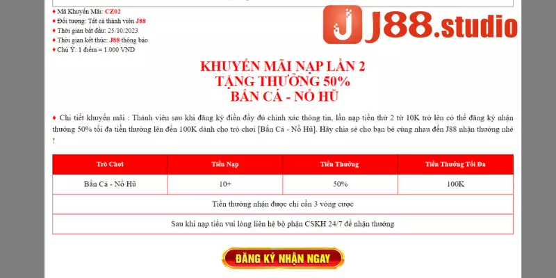 Khuyến mãi nổ hũ J88 - Ưu đãi siêu khủng cho tất cả hội viên - BIVEGU.NEWS