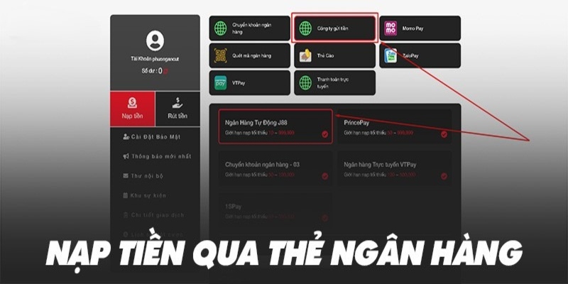 Hướng Dẫn Nạp Tiền J88 Chi Tiết Và Nhanh Chóng Nhất - BIVEGU.NEWS